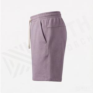 Pantalones Cortos Deportivos para Hombre, Estilo Urbano, 100% Algodón, con Logotipo Personalizado, 5 Pulgadas, para Gimnasio, Entrenamiento, Deportes, Estilo Francés, para Correr - Product Image 3