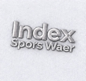 Camiseta Polo Deportiva Blanca de Manga Corta con Cierre para Hombre, Marca Index Sports Wear, Logotipo Bordado, Tejido de Punto de Secado Rápido, Estilo Deportivo - Product Image 6