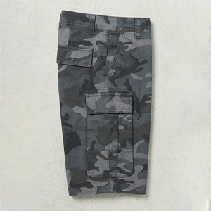 Shorts personnalisés en gros avec logo, 100% coton, molleton épais 440g, couleur unie, pour hommes, taille élastique, taille mi-haute, printemps-été, style américain - Product Image 4