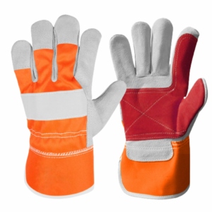 Guantes de Seguridad de Cuero Vacuno de Primera Calidad, Certificados CE, 11 oz, Antivibración, Resistentes al Calor, Antideslizantes, de Alta Seguridad - Product Image 3