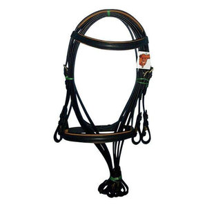 Bridons en cuir personnalisables de haute qualité avec surpiqûres élégantes pour l'équitation professionnelle et la course de chevaux - HASHIR INTERNATIONAL - Product Image 6