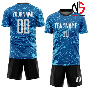 Ensemble d'uniformes de football de haute qualité à séchage rapide, logo personnalisé, prix de gros, technologie de découpe automatisée, OEM en 2026 - Product Image 1