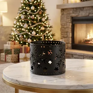 Handcrafted metal candle holder votives designed to elevate interiors with calm lighting and artistic form - Product Image 5