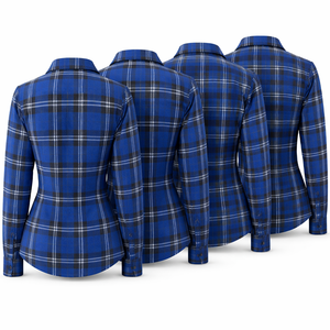 Camisas de Franela a Cuadros Navideñas Personalizadas al por Mayor para Mujer - Proveedor para Reuniones Festivas, Directo de Fábrica - Product Image 2
