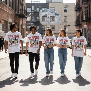 T-shirt graphique homme 100 % coton délavé à l'acide, style streetwear tendance 2026, coupe oversize personnalisée, services OEM - Product Image 5