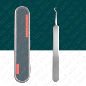 Professional 2 Piece Stainless Steel Acne Extractor Set Double Ended Blackhead Remover <b>Tools</b> with Storage <b>Case</b> - Product Image 3