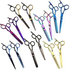 Tijeras de Peluquería Coloridas Dentavex Corporation, Tijeras de Peluquero Económicas de Color Dorado, Herramienta de Estilismo Capilar - Product Image 1