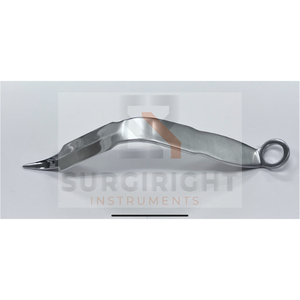ORTHOPEDIC SOFT TISSUE RETRACTOR SINGLE PRONG Stainless Steel Blade Width 22mm Depth <b>28mm</b> CE ISO Approved Surgiright Instrument - Product Image 5