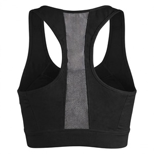 Gym Active Women's High Support Racerback Sports Bra with Breathable Mesh Strappy Back Seamless Workout Fitness Activewear - Product Image 6