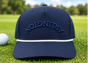 <b>Navy</b> Blue 5 Panel Baseball Cap 3D Embroidery Logo Curved Brim Adjustable Sports <b>Hat</b> Custom Brand Headwear - Product Image 2
