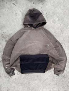 Sudadera con Capucha Personalizada con Pedrería, 100% Algodón, Tejido de Felpa, Logotipo Frontal, Unisex, Color Sólido, Invierno, Corte Holgado, Bolsillos Grandes, Transpirable, Antiencogimiento - Product Image 2