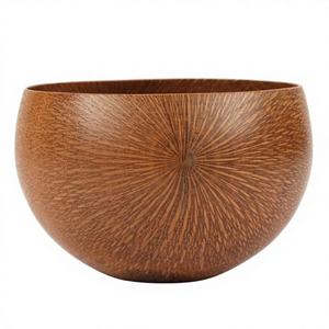 ชามผสมอาหารทำจากไม้กระถินเทศแท้ ชามสลัดแบบกำหนดเอง สไตล์ยุโรป วินเทจ สำหรับงานปาร์ตี้ ใช้เสิร์ฟผลไม้ - Product Image 3