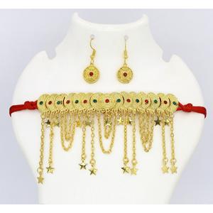 Martasha Designer <b>Islamic</b> Ramadan Special Goldplated UAE <b>Jewellery</b> Special Dubai <b>Jewellery</b> Necklace Earring Set Arabic Jewelry - Product Image 5