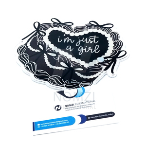 Nomzi International vente en gros porte-cils tuile Extension de cils Logo personnalisé palette acrylique plateau à gâteau noir outil écologique - Product Image 2