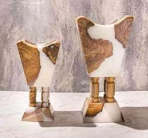 Brûleur à Bakhoor traditionnel en bois et acrylique, brûleur à encens Bakhoor de qualité supérieure, fabriqué par AL MALIK CRAFT - Product Image 1