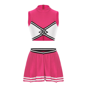 Nouvelle Arrivée Prix Usine Fabriqué au Pakistan Uniforme de Cheerleading pour Femmes Réversible Dernier Style Ensembles Sans Manches Personnalisables En Promotion - Product Image 4
