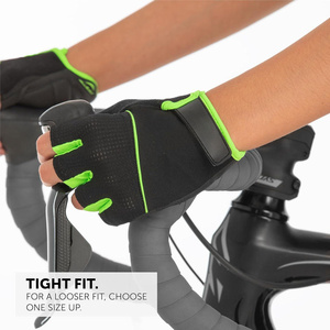 Gants de cyclisme mi-doigts personnalisés pour hommes et femmes, sport en plein air, respirants, antidérapants, compatibles avec les écrans tactiles - Product Image 3