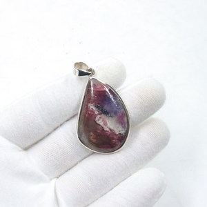 จี้เงินแท้ประดับรูเบลไลต์ทำมือสไตล์วินเทจจาก NIKHIL GEMS พร้อมใบรับรองจากผู้ตรวจสอบอิสระ เหมาะสำหรับเป็นของขวัญ - Product Image 5