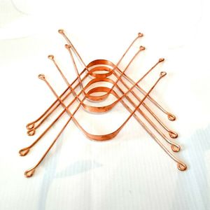 Classic Copper Oral Hygiene <b>Scraper</b> Designed for Effective Tongue <b>Cleaning</b> Fresh Breath Support and Daily Care Habit - Product Image 4