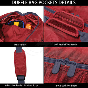 Sac de Voyage Décontracté pour Homme, Vente Directe Usine, Service OEM, Polyester Haute Qualité, Capacité 30-40L, Écologique, Nouvelle Arrivée - Product Image 3