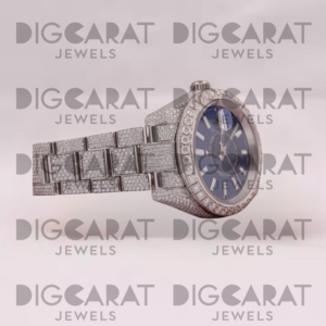 Reloj de Cuarzo para Hombre con Diamante Moissanite de Primera Calidad, Diseño de Lujo para Bodas y Fiestas, en Venta - Product Image 1