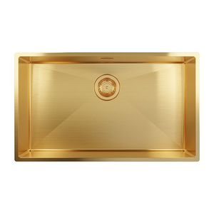 Solid Brass Kitchen Sink Premium Handmade Deep Single Bowl Luxury Wash <b>Basin</b> for Modern Residential Kitchens - Product Image 1