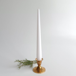 Set of 2 Midcentury Vintage <b>Brass</b> Taper Candle Holders Small <b>Brass</b> <b>Candlestick</b> Holders Decorative Tabletop Candle Stands - Product Image 5