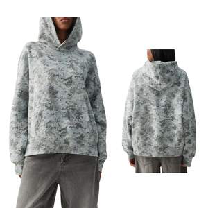 Sudadera con Capucha de Camuflaje Extra Grande para Mujer, Sudadera de Felpa de Algodón, Ropa Urbana, Logotipo Personalizado, OEM, Venta al por Mayor - Product Image 1