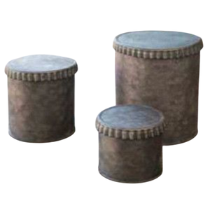 Recipiente Galvanizado para Azúcar, Té y Café para el Hogar y la Cocina, con Tapa, Diseño Estándar, Recipiente de Almacenamiento Hecho a Mano, en Oferta - Product Image 4