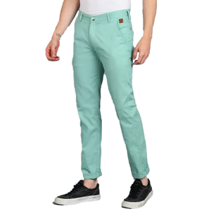 2026 Latest Design Solid Color Chino Pants For Men Custom Design Color Size Stylish Men's Plus Size Solid Chino Pants - Product Image 5