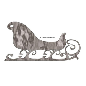 <b>Snow</b> Man Design Silver Finished Stainless Steel Metal Christmas Wall <b>Art</b> Blank Sublimation High Quality At Wholesale Rate - Product Image 2