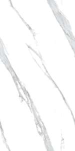 Azulejos de Porcelana con Efecto Mármol Blanco Contemporáneo, 600x1200mm, Brillantes y Pulidos, para Paredes y Pisos Interiores - Product Image 6