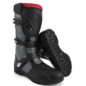 Bottes de moto tout-terrain sur mesure pour homme, robustes et conçues pour l'aventure |   Imperméable |   Chaussures de moto conformes aux normes CE, tout-terrain, tourisme | - Product Image 4