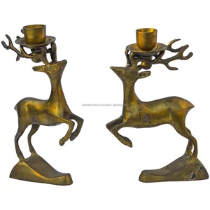 Candélabre en bronze ZE-3183G avec corps côtelé noir et trois bras pour la décoration de la maison - Product Image 4