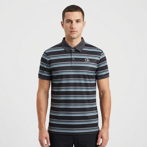 <b>Mens</b> Premium Solid Canvas Spandex/Polyester Eco-Friendly Front Logo Knitted <b>Shirt</b> Classic <b>Collared</b> Short Sleeve ODM Modern Fit - Product Image 1