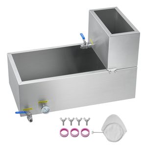 Evaporatore Industriale per Sciroppo d'Acero da 75 Litri (285 Tazze da 250ml) con Termometro, 2 Valvole e 3 Maniglie - Product Image 1