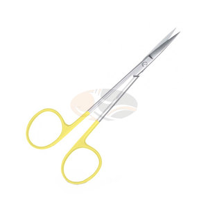 Ciseaux Iris manuels en acier inoxydable chirurgical, à pointe fine et bord tranchant, instrument de coupe de précision, réutilisables, durables, certifiés CE - Product Image 1