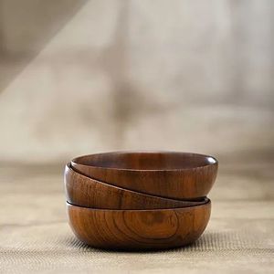 Export Quality Wooden Serving Bowl Handmade From Durable Hardwood For Restaurant Hotel And Catering Supply - Product Image 6