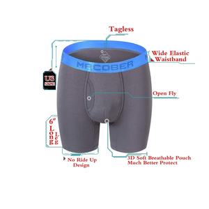 Ropa interior personalizada para hombre, calzoncillos bóxer de punto 100% algodón, cómodo, transpirable, antibacteriano, ecológico, precio de Bangladesh - Product Image 3