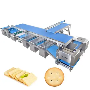 Buona progettazione completamente automatica PLC Sandwich morbido biscotto macchina per lo stampaggio di biscotti