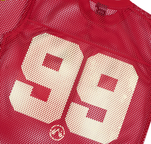 Unisex Custom American Football Jersey 100% Polyester Solid Short Plus Size Breathable Mesh Team Uniform Stitched Logo Wholesale - Product Image 2