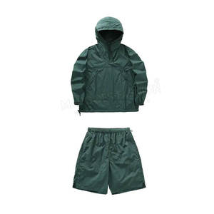 Custom Made Breathable Summer Windbreaker Hoodies and Shorts <b>Set</b> Customized Street Wear - Product Image 1