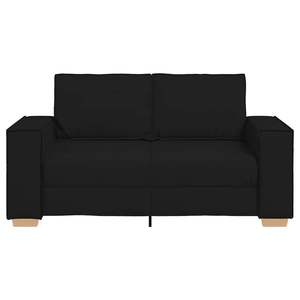 Canapé 2 places en tissu noir 63,0''x30,7''x33,1'' pour salon - Product Image 4