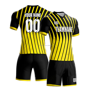 Conjunto de Uniforme de Fútbol Transpirable de Secado Rápido con Logotipo Personalizado, Jersey de Fútbol de Alta Calidad 100% Poliéster - Product Image 5
