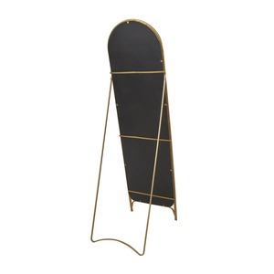 Elegant Gold Frame <b>Standing</b> Mirror with Slim Shape Ideal for <b>Corner</b> Decoration in Shopping Mall Home and Hotel Spaces From India - Product Image 3
