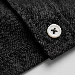 Conjunto de Pantalones Cortos Casuales de Verano para Hombre, Transpirables, Ligeros, de Color Liso, 100% Poliéster/Algodón, Tejido de Punto de Secado Rápido - Product Image 4