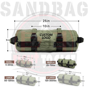 Sacs de frappe en tissu Oxford lourd garnis de sable pour l'entraînement de boxe et de MMA, capacité de 5 à 60 kg, durables et résistants aux déchirures - Product Image 5