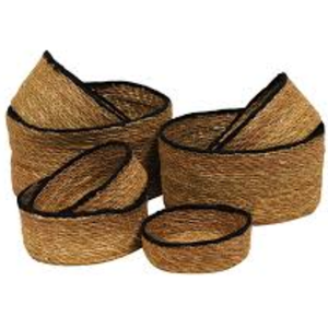 Natural Wicker Plant Pot Covers with Handles and <b>Waterproof</b> Liner for Indoor Home Decor and <b>Garden</b> Styling - Product Image 2