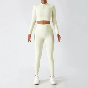 Conjunto de Yoga Personalizado con Logotipo en Tallas Grandes para Diferentes Colores, Nuevo Diseño de Última Moda para Mujer, Conjunto de Yoga para Venta al Por Mayor - Product Image 4