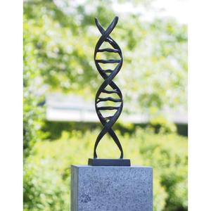 Escultura Decorativa Abstracta de Pilar para Jardín, Artesanía Metálica, Accesorios de Decoración para Exteriores, Estatua de Pilar en Espiral Rústica - Product Image 6